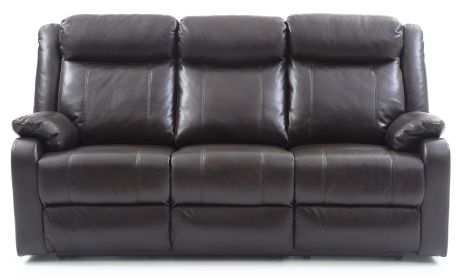 Glory Furniture Ward G760A-RS Double Reclining Sofa , DARK BROWN