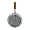 10.6x3x18.1" Frye Wall Clock