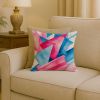 Trans and Proud Pride Throw Pillow Machine Washable, Indoor Outdoor Decorative Pillow for Couch, Bed or Patio, 18Hx18W